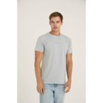 Kly Erkek O Yaka T-Shirt Şık Tasarım - Gri