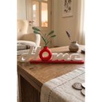 KLYNTO Dekoratif Modern Home Masaüstü Süsü - Çiçekli Minimalist Konsol ve TV Ünitesi Aksesuarı 29 cm