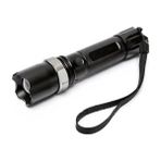 KM-110 Profesyonel Şarjlı El Feneri Ledli+Flashlight+Zoom Özellikli Aparatlı 6 Parça Full Set - 0,5