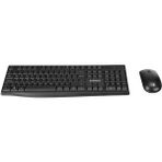 KM-7500 Siyah Kablosuz Q Multimedya Klavye Mouse Set
