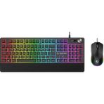 KM-9858 Jazzy V2 Rgb Aydınlatmalı Gaming Oyuncu Klavye Mouse Set, Siyah, Usb, 12800 Dpı