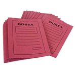 Km Tam Kapak Karton Pembe 50'li Paket Dosya