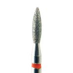 Kmiz Elmas Manikür Törpü Ucu 8Mm Sivri Ateş Model Kırmızı 0.21 113768