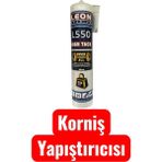 Kms Home Leon Premium L550 Montaj ve Korniş Yapıştırıcısı M²'de 350 kg Yük Taşıma Kapasiteli 290 ml