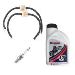 Kmtmak Motorsiklet Filtre Benzin Hortum Set 2 Adet 4T Yağ D8tc Buji