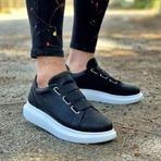 Knack 889 Siyah Beyaz Taban Sneakers Erkek Ayakkabı