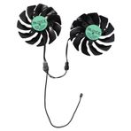 Knadgbft 88 MM grafik ekran kartı Fan soğutucu T129215SU PLD09210S12HH GeForce GTX 1050 1060 1070 Ti RX 480 470 G1 R9 380X GV-RX570 580