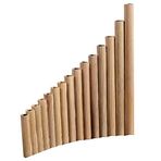 Knadgbft Pan flüt 15 borular doğal bambu rüzgar enstrüman Panpipe G anahtar Panpipe el yapımı nefesli enstrüman halk Instrumentos