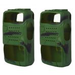 Knadgbft Walkie Talkie koruyucu kapak kauçuk yumuşak kılıf UV-5R UV-5RA UV-5RB UV-5RC UV-5RE iki yönlü telsizler Walkie Talkie koruyucu kapak radyo için kapak kılıfı