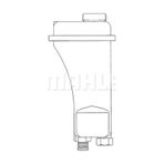 KNECHT CRT51000S Yedek Su Deposu (140×300×85) E36 E39 M50 B20 (206S1) (Eno:8Ma376705401)