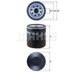 Knecht Polo 1,4TDI 14 CUSA/CUSB/CYZA/CYZB Yağ Filtresi