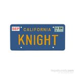 Knight Rider Kıtt Kara Şimşek Araba Plakası Replika