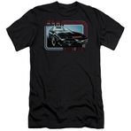 Knight Rider Kitt Mens Slim Fit Shirt (Black, XX-Large)