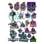 Knight Şövalye Sticker Set-3 19 Parça Telefon, Tablet, Defter, Laptop Sticker