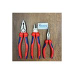 Knipex 200 Mm Pense 180 Mm Yan Keski 160 Mm Kargaburun 3'lü Set, knipex3set200