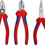 Knipex 3'lü Set Kombine Pense 180 mm Yan Keski 160 mm Karagaburun 160 mm Set