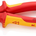 Knipex Kombine pense krom kaplama, çok bileşenli kılıflarla yalıtımlı, VDE onaylı 200 mm (SB kart/blister) 03 06 200 SB