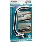 Knitex Evye - Küçük - Ters U Batarya Borusu Süzgeçli Uç Krom Kaplama