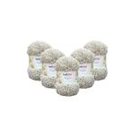 knitme 5 ADET KNİT ME ANA KUZUSU BATTANİYE HIRKA KUZU EL ÖRGÜ İPİ 100 GR. 100 MT.