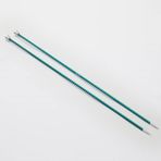 Knitpro Zing 35 cm Renkli Metal Örgü Şişi 3 mm Üstün Kalite Alüminyum ile Pürüzsüz Kayganlık - no 3 mm