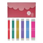 KnitPro Zing iğne oyunu seti 20 cm, 2,5 – 5,0 mm – yaratıcı örgü projeleri için mükemmel çok yönlülük
