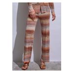 Knitss Degrade Desenli Lila Triko Pantolon