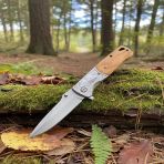 Knivox Browning Da334 Ahşap Kabze Survival Auto Kamp Çakısı