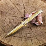 Knivox Browning Gold Gül Desenli Kamp Çakısı