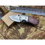 Knivox Browning Tombul 8-11 Ahşap Kabze Manuel Kamp Çakısı