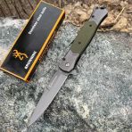Knivox Brrowning Fa52 Haki Kamp Çakısı