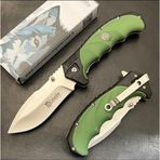 Knivox Columbia Company 4007A Yeşil Beyaz Kamp Çakısı