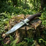Knivox Sibirya Company Fb3087 Özel Seri Bowie Namlu Avcı Ve Rus Kamp Bıçağı - 440C Çelik