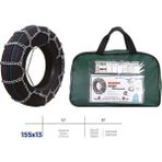 Knk Semeglbl Patinaj Zinciri Binek ve Hafif Tic.araç Serme 12-13 Jant 560X13 Zincir Ebatlari Için Resime Bakiniz