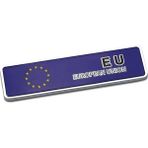 Knmaster Avrupa Birliği Bayrağı Sticker Etiket Alüminyum Tasarımlı Yapışkan 8682214233188 - Renkli - 10 cm x 2,5 cm