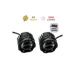 Knmaster BLAZION 80W 3 Renkli Motosiklet LED Sis Farı