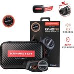 Knmaster Kn1600C PRO Kameralı Motosiklet Kask Bluetooth Intercom Kulaklık Seti
