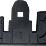Knmaster KN2100 Interkom Için Yapıştırmalı Kask Sabitleme Aparatı