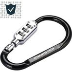 Knmaster Lock 100 Şifreli Karabina Çok Amaçlı Motosiklet Kask Kilidi