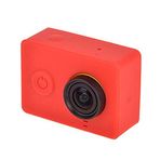 Knmaster Xiaomi Yi Uyumlu Silikon Kılıf Unisex, Kırmızı, Tek Beden