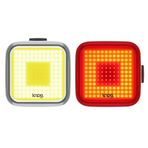 Knog Blinder Square Twinpack Usb Şarjlı Ön Arka Bisiklet Aydınlatma Seti 200 Lümen Fst-415