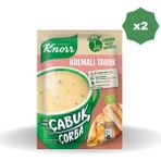 Knorr Çabuk Çorba Kremalı Tavuk - (2 Adet) - 22 gr