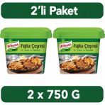 Knorr Fajita Çeşnisi 750 gr x 2 Adet - Profesyonel Baharat Karışımı - 1,5 kg