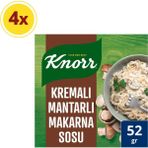 Knorr İtalyan Usulü Kremalı Mantarlı 4x52 gr Makarna Sosu