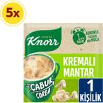 Knorr Kremalı Mantar Çabuk Çorba 19 gr x 5 - 17 gr