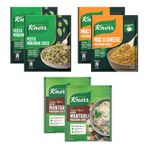 Knorr Makarna Sosu Karma Paket, Pesto, Mac & Cheese ve Kremalı Mantarlı Çeşitleri, 6'lı Paket