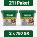 Knorr Sebzeli Çeşni Yeni 750 gr x 2 Adet - Profesyonel Sebze Çeşnisi - 1,5 kg