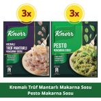 Knorr Trüf Mantarlı Makarna Sosu 52G X3 + Pesto Makarna Sosu 50G X3 - 306 gr