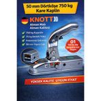 KNOTT 750 Kg Altı Römork,Karavan Kaplin (50 mm Dört Köşe) Alman Malı