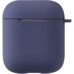 Kny Apple Airpods Için Standart Askılı Silikon Kılıf Lacivert
