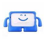 KNY Apple İpad Mini 2 Kılıf Çoçuklar İçin Tutmalı İbuy Silikon Mavi